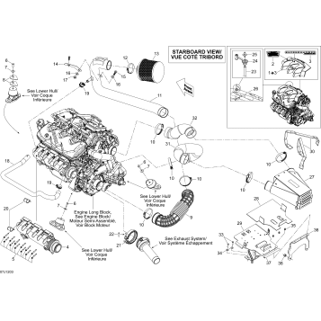 01- Engine And Air Intake Silencer