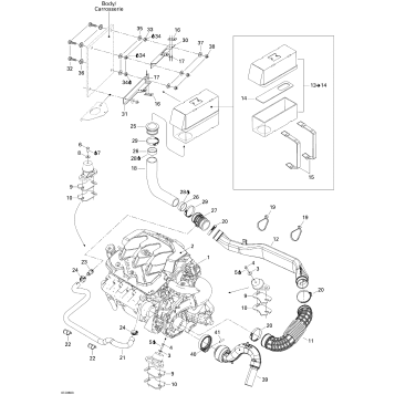 01- Engine And Air Intake Silencer
