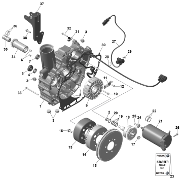 01- ROTAX - Magneto and Electric Starter