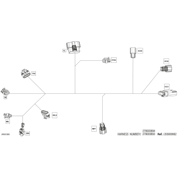08- Electric - Steering Wiring Harness - 278003894