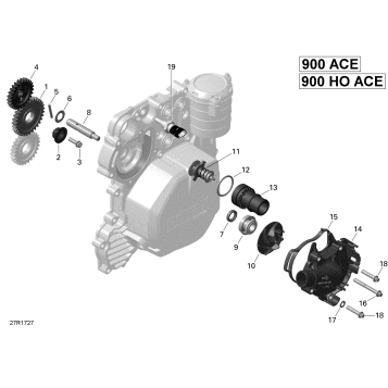 01- Engine Cooling - 900-900 HO ACE