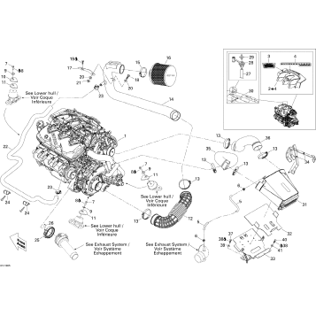 01- Engine And Air Intake Silencer