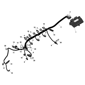 01- ROTAX - Engine Harness And Electronic Module