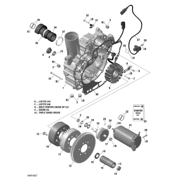 03- PTO Cover And Magneto - 300