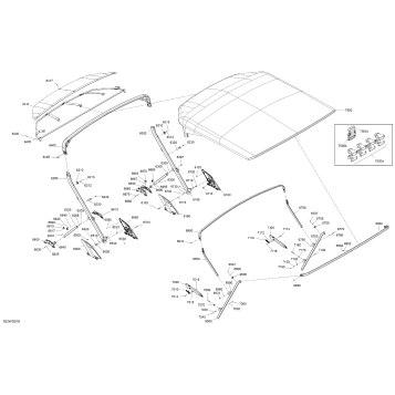 09- CANVAS - Double Bimini Top