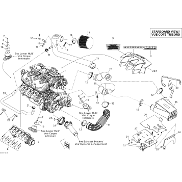 01- Engine And Air Intake Silencer