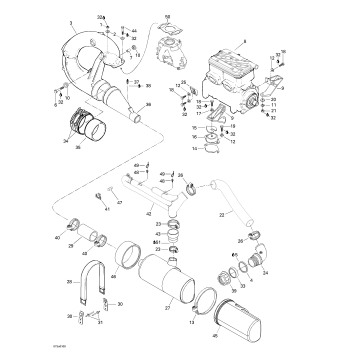 01- Engine Support And Muffler