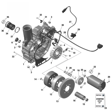 01- ROTAX - Magneto and Electric Starter