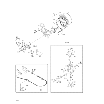 02- Oil Injection System, Oil Pump, Rotary Valve