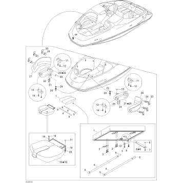09- Seat, Front View, Blue