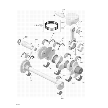 01- Crankshaft, Pistons And Balance Shaft