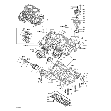 01- Crankcase, Reed Valve