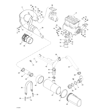 01- Engine Support And Muffler