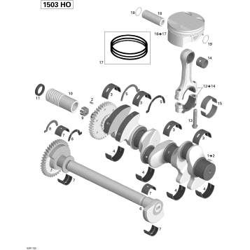 01- Crankshaft, Pistons And Balance Shaft