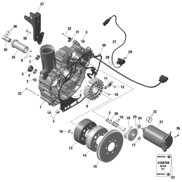 01- ROTAX - Magneto and Electric Starter