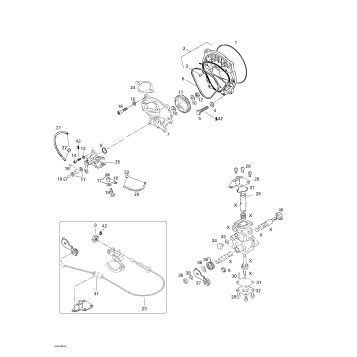 02- Oil Injection System, Oil Pump, Rotary Valve