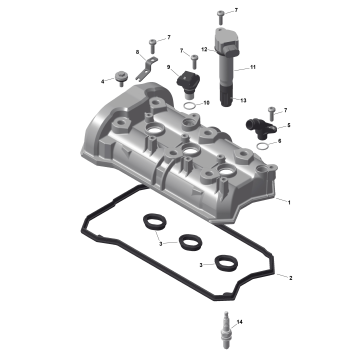 01- ROTAX - Valve Cover