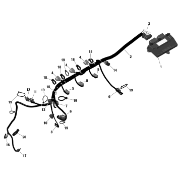 01- ROTAX - Engine Harness And Electronic Module