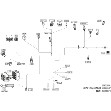 02- MECHANICS - Main Harness - 278003687 - Model With Catalyst