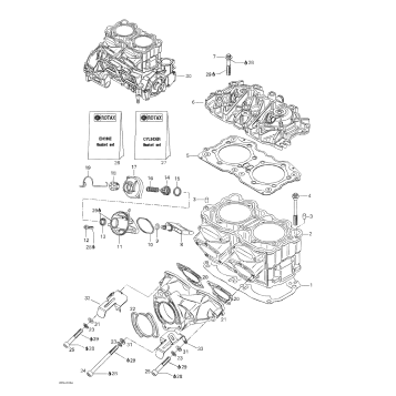 01- Cylinder, Exhaust Manifold