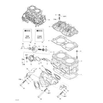01- Cylinder, Exhaust Manifold