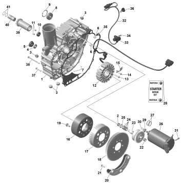 01- ROTAX - Magneto and Electric Starter