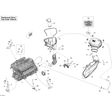 01- Engine And Air Intake Silencer