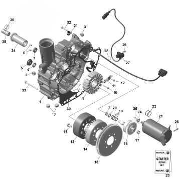 01- ROTAX - Magneto and Electric Starter