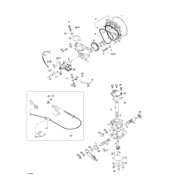02- Oil Injection System, Oil Pump, Rotary Valve