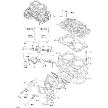 01- Cylinder And Exhaust Manifold