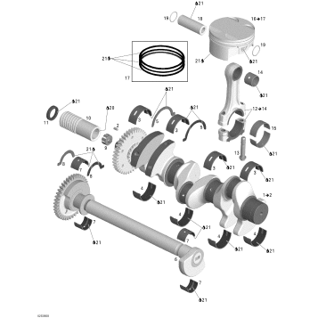01- Crankshaft, Pistons And Balance Shaft