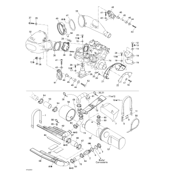01- Engine Support And Muffler