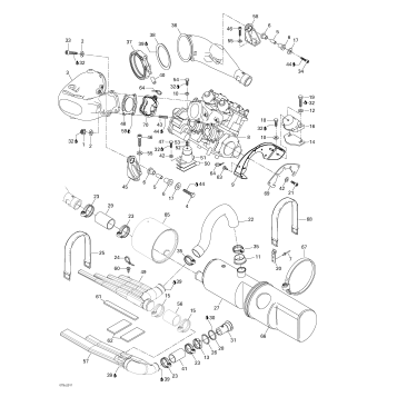 01- Engine Support And Muffler