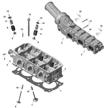 01- ROTAX - Cylinder Head