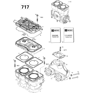 01- Cylinder And Exhaust Manifold
