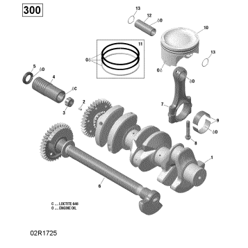 01- Crankshaft, Pistons And Balance Shaft - 300