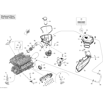 01- Engine And Air Intake Silencer