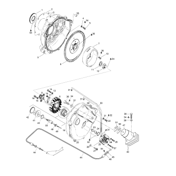 03- Magneto, Oil Pump