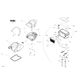 09- Seat - Footrests and Cooler