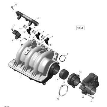 02- Air Intake Manifold And Throttle Body _18R1411