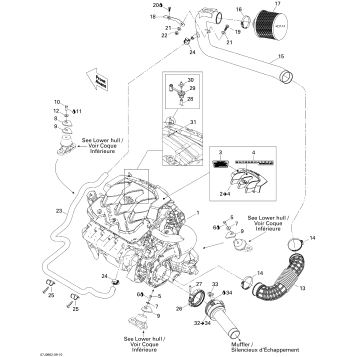01- Engine And Air Intake Silencer