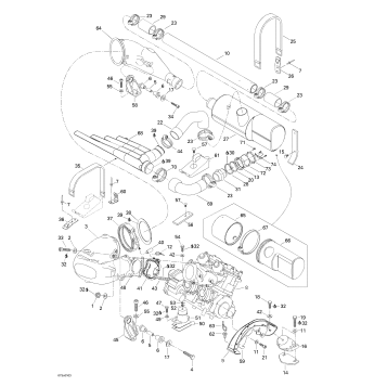 01- Engine Support And Muffler