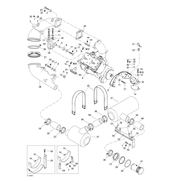 01- Engine Support And Muffler