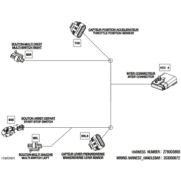 02- MECHANICS - Handlebar Wiring Harness - 278004355