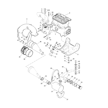 01- Engine Support And Muffler