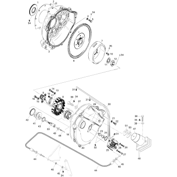 03- Magneto And Oil Pump