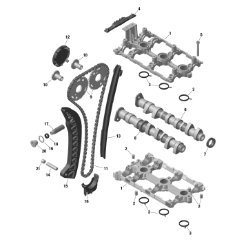 01- Rotax - Valve Train / Built from Nov 6 2020