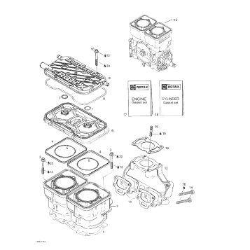 01- Cylinder, Exhaust Manifold