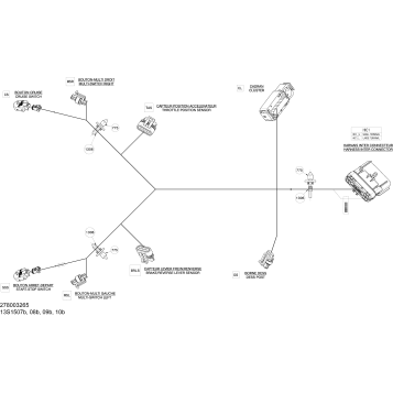 10- Electrical Harness - Steering Harness - 278003265 (Refer to Electrical System for Model)