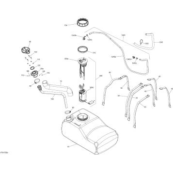 02- Fuel System - Model without Suspension